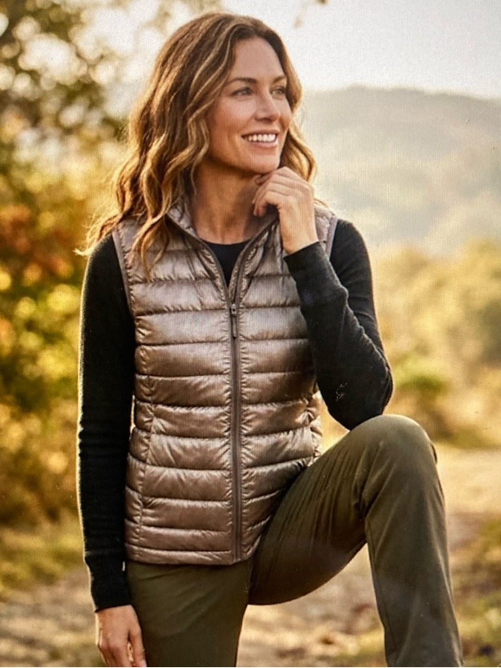 Uniqlo Ultra Light Down Compact Vest Collarless Puffer S651